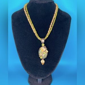 Stunning stone necklace!